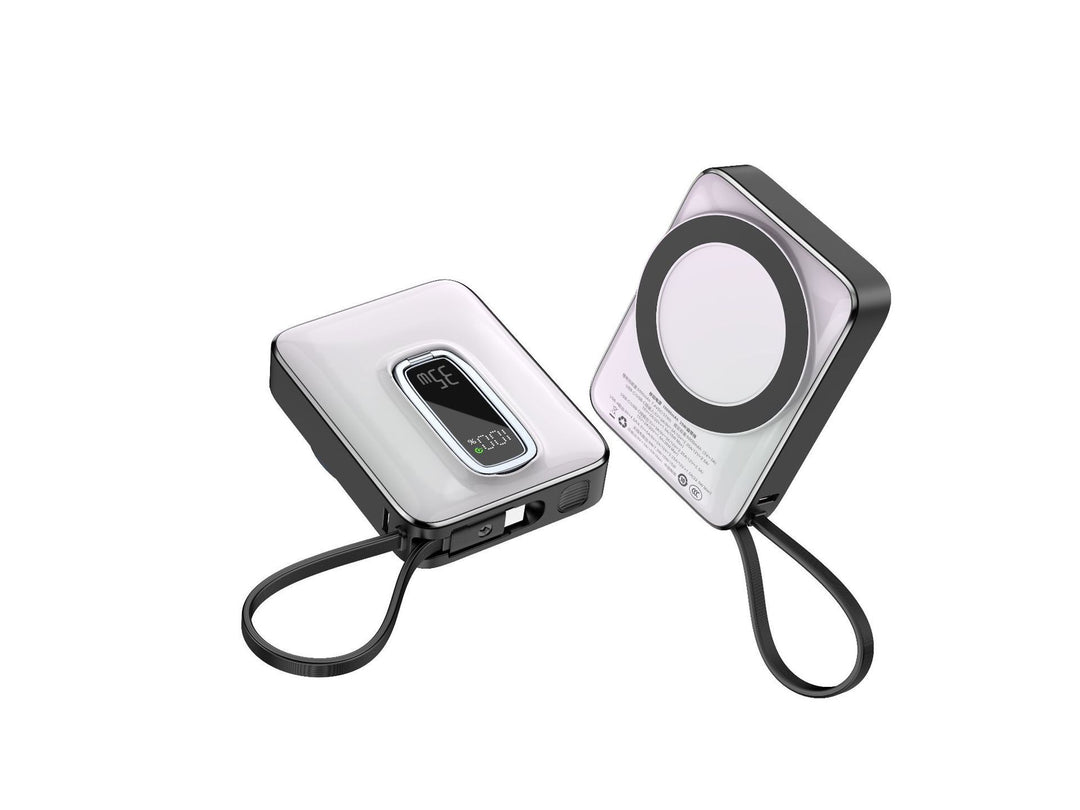 Portable Power Bank with Innovative Wireless Charging Function and Digital Charging Indicator Bowlift