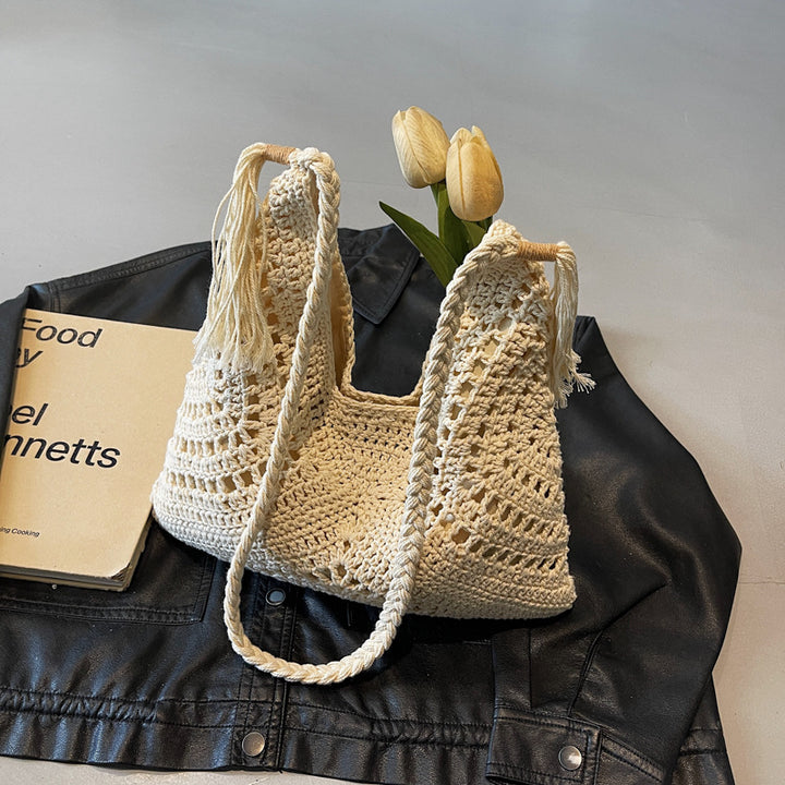 High-Quality Crocheted Shoulder Bag Bowlift