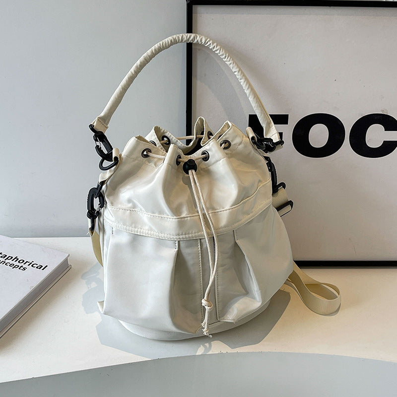 Casual Drawstring Bucket Bag Bowlift