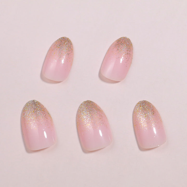 Glitter Ombre Press-On Nails Bowlift