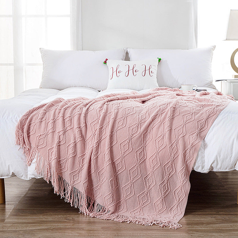Home Decorative Knit Blanket