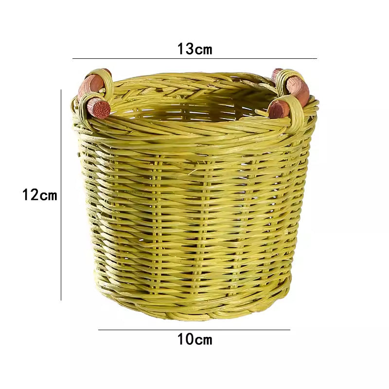 Decorative Woven Storage Basket Bowlift