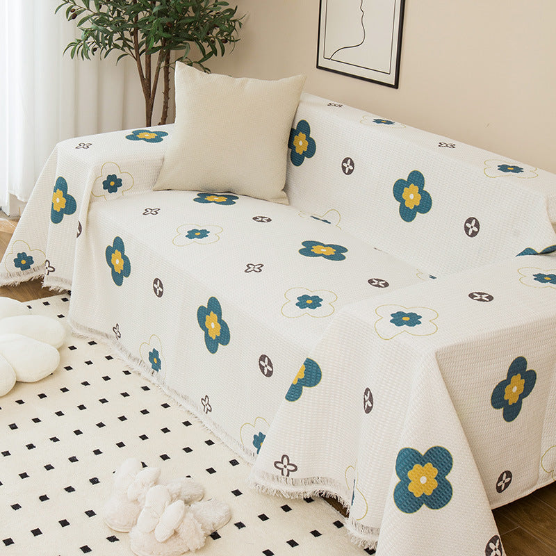 Soft Plush Bunny Pattern Throw Blanket