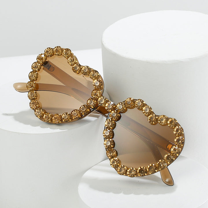 Heart-Shaped Glamorous Sunglasses Bowlift