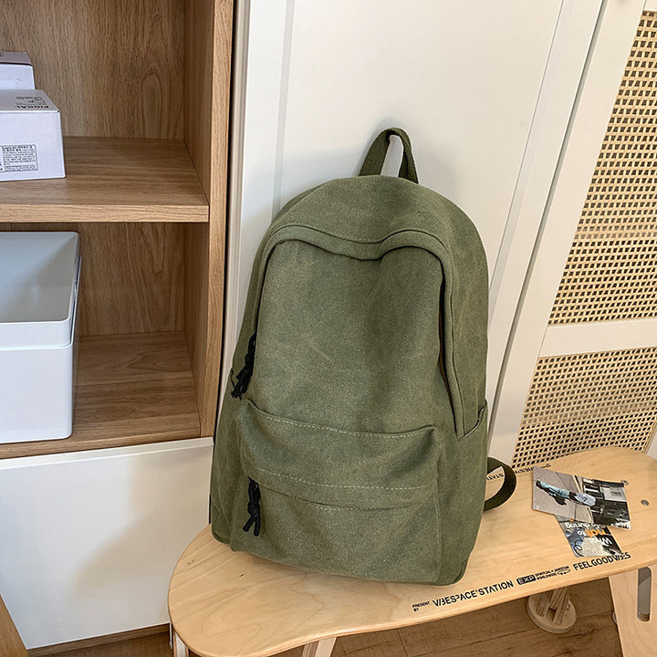 Vintage Canvas Backpack Bowlift