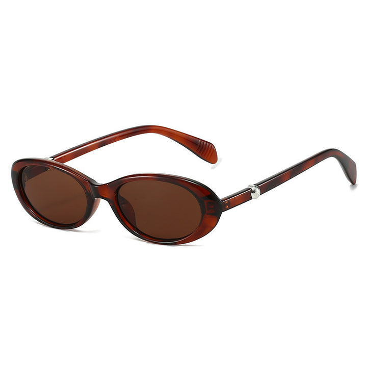 Retro Oval Frame Sunglasses Bowlift 1787812403