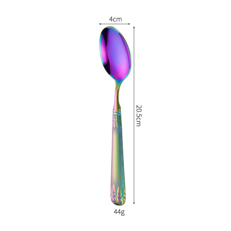 Elegant teaspoon with artistic handle design Bowlift