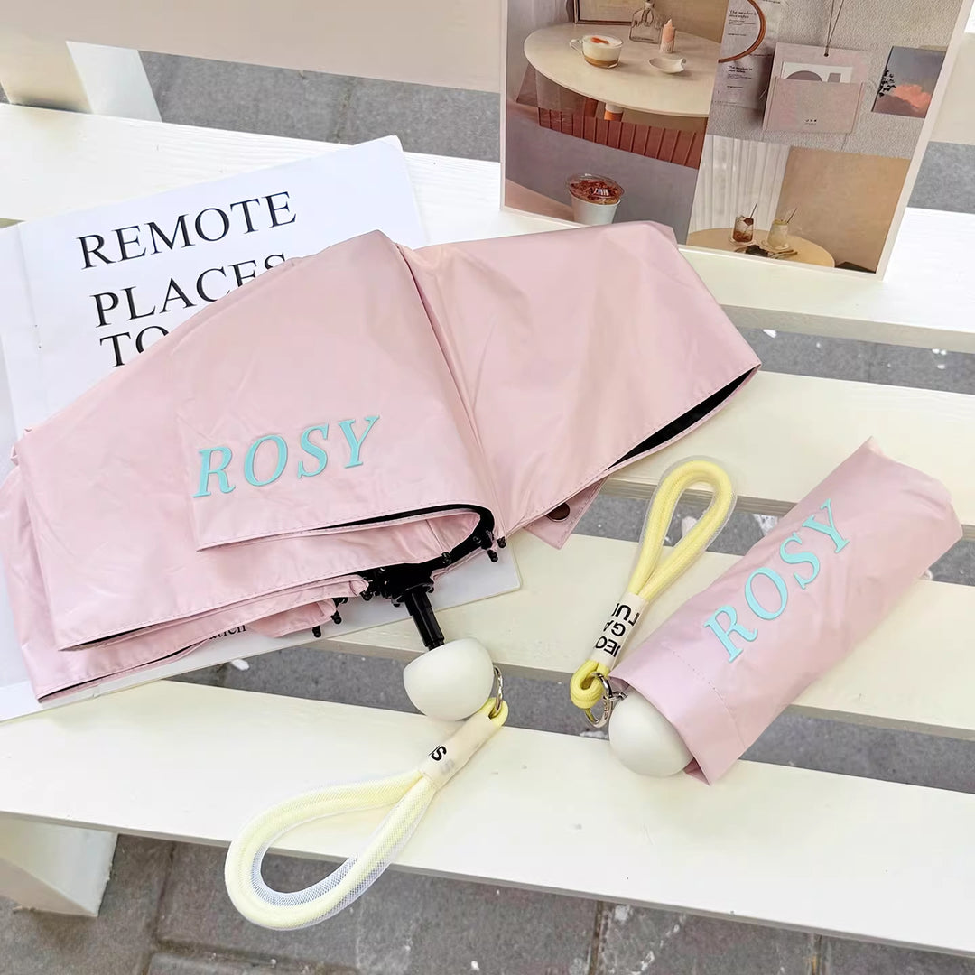 Women's compact umbrella with unique design Bowlift