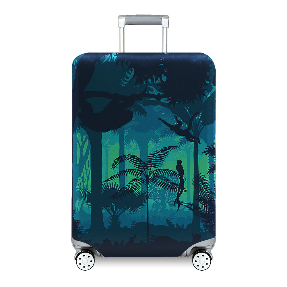 Unisex nan Kids Luggage Cover for Hard Shell Suitcases with Fun Space Design made of Elastic Polyester-Spandex Bowlift