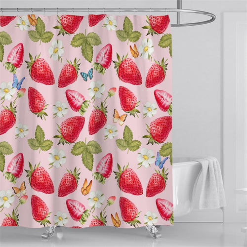 Decorative Shower Curtain Bowlift