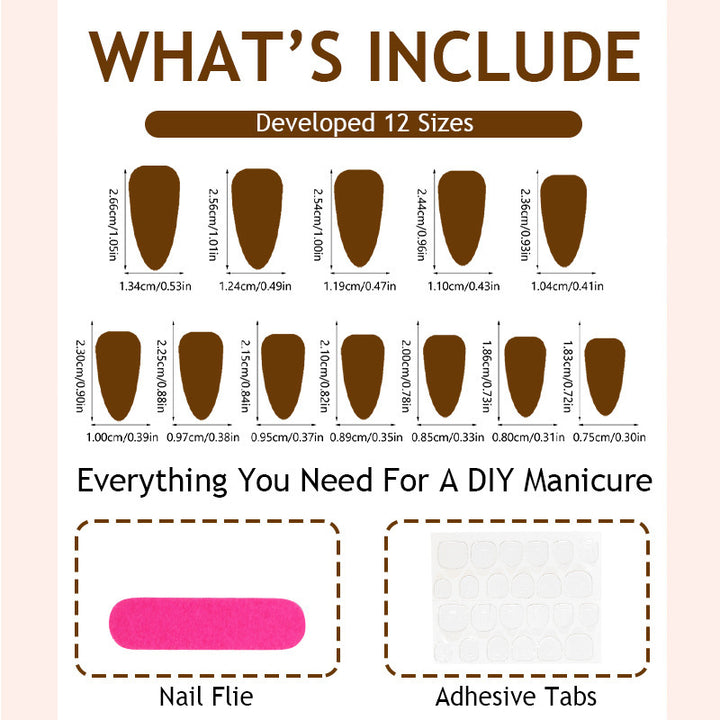 Artificial nail set with elegant bow and glitter accents Bowlift 1789119024