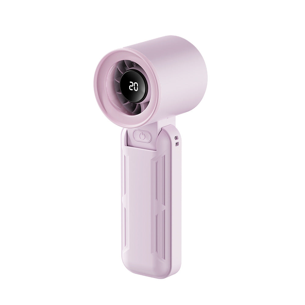 Ladies portable hand fan with digital control Bowlift