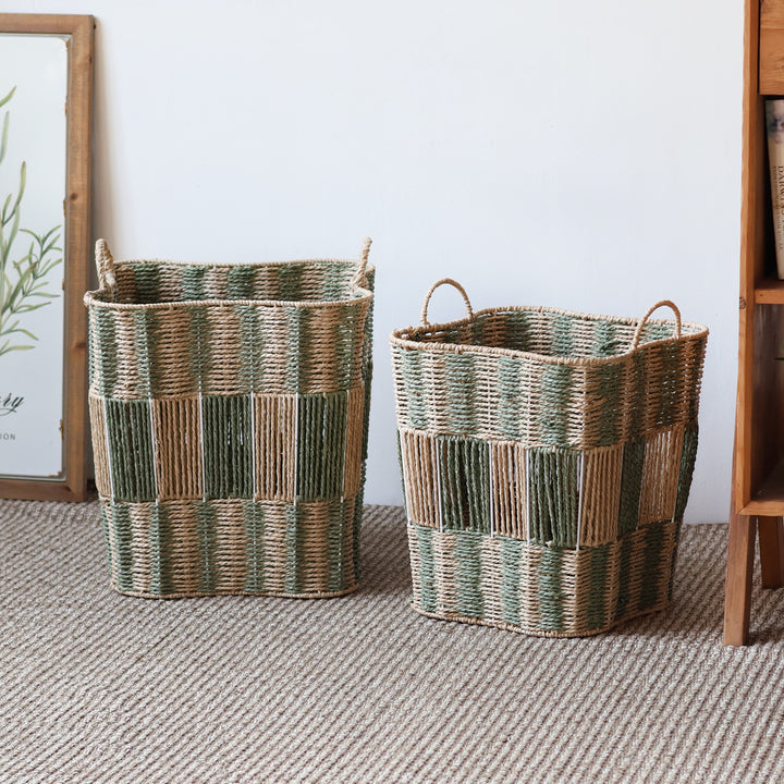 Handcrafted storage basket made of natural materials Bowlift