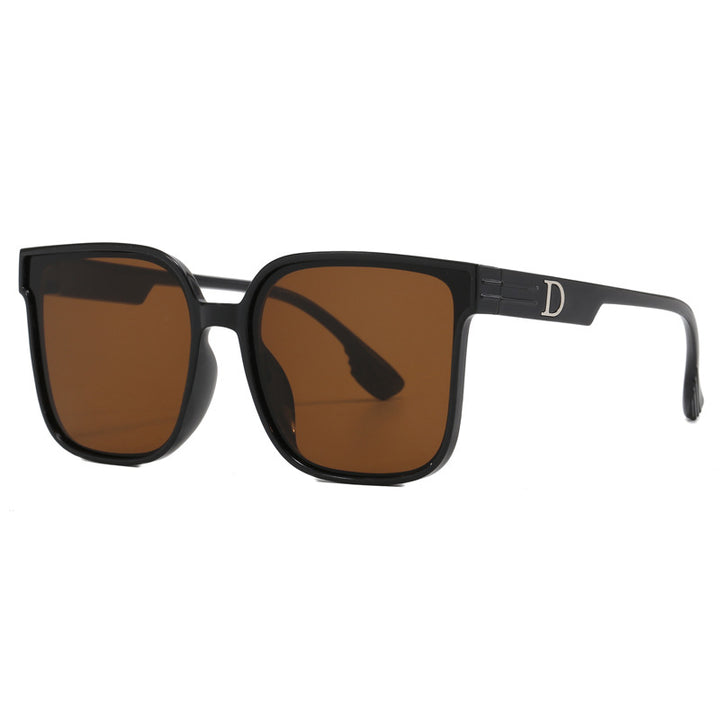 Women stylish square sunglasses with transparent frame Bowlift