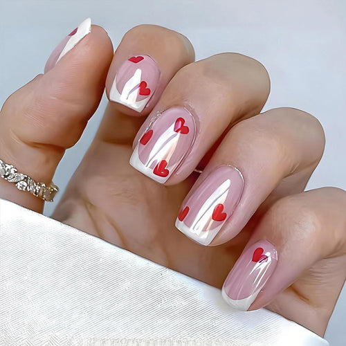 Heart-Embellished Nail Art Set Bowlift