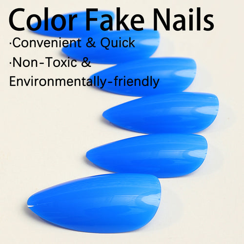 Acrylic nail set with elegant, shiny design Bowlift