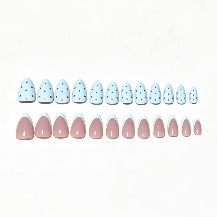 Creative Polka Dot Press-On Nail Tips Bowlift