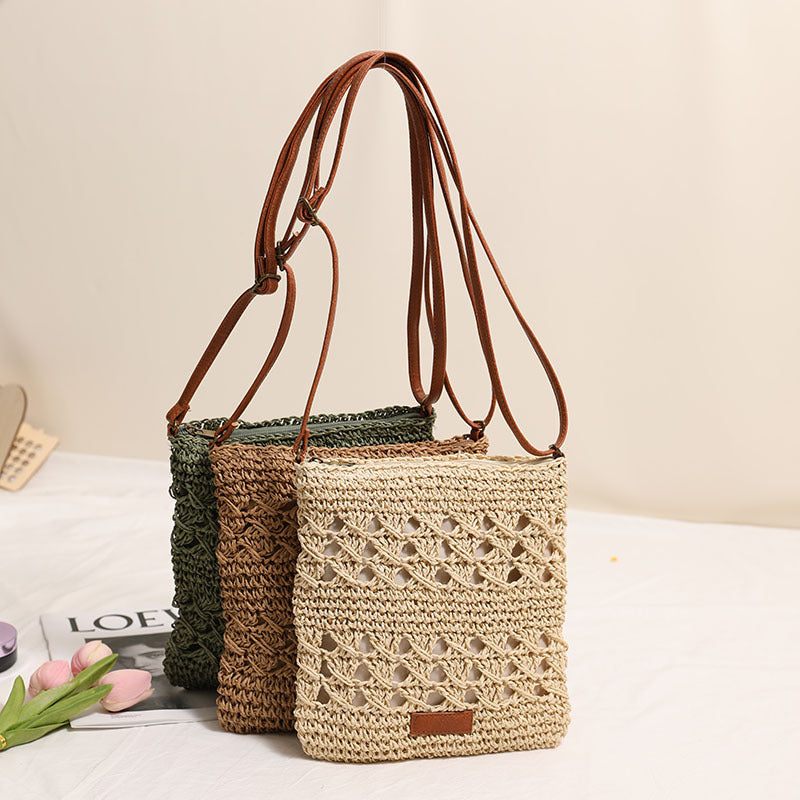 Hand-knotted shoulder bag in elegant design Bowlift