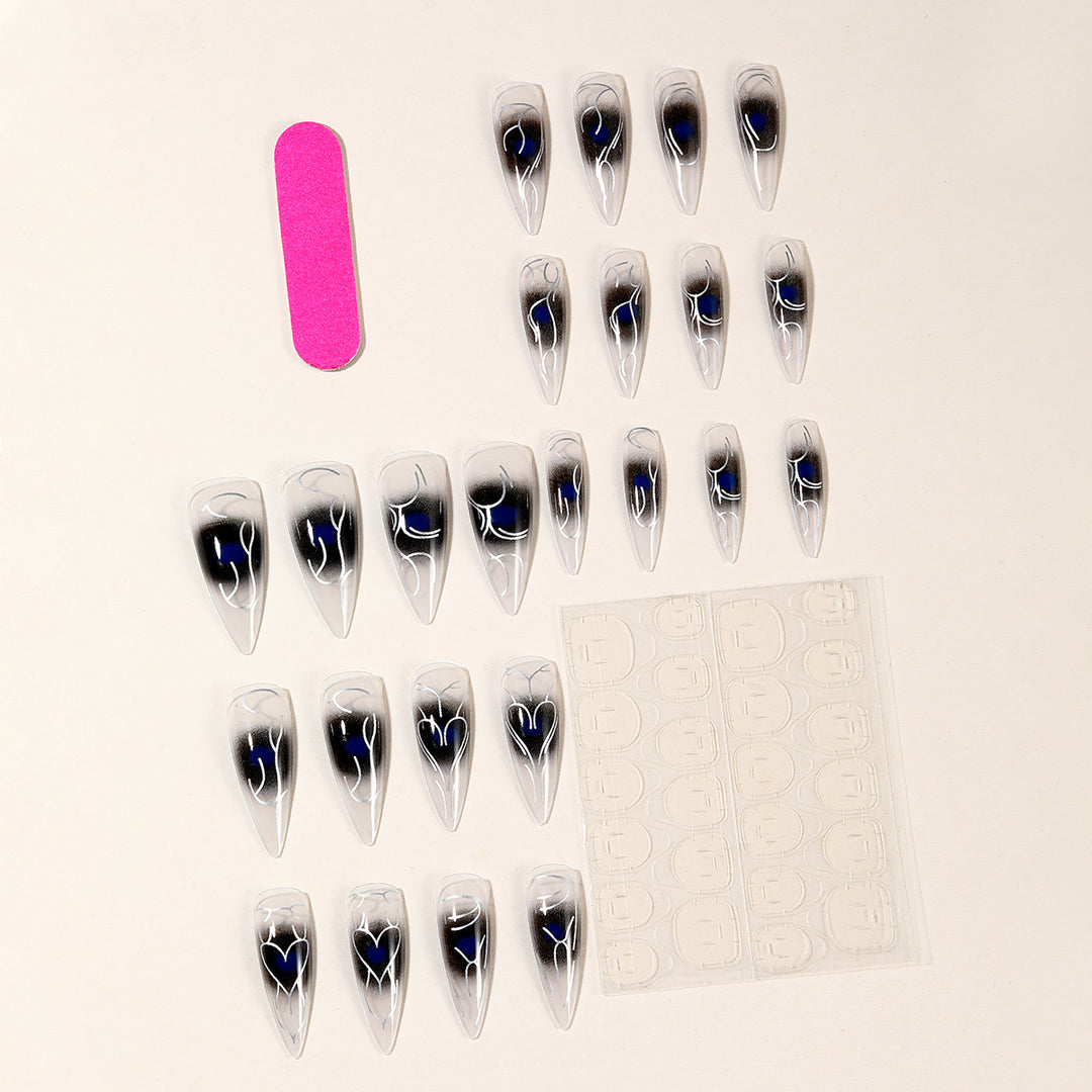 Artistic Stiletto Nail Extensions Bowlift