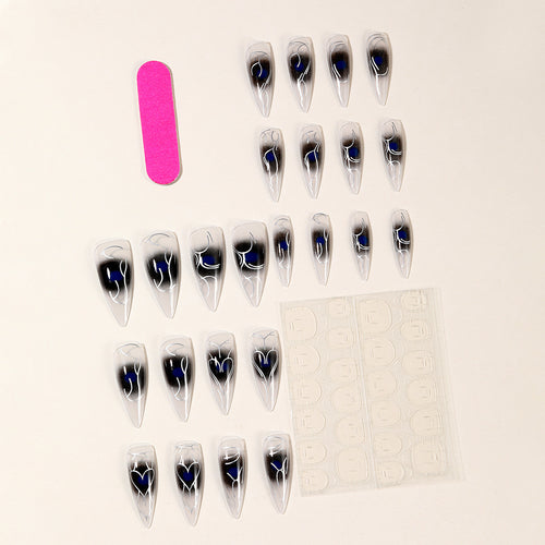 Artistic Stiletto Nail Extensions Bowlift