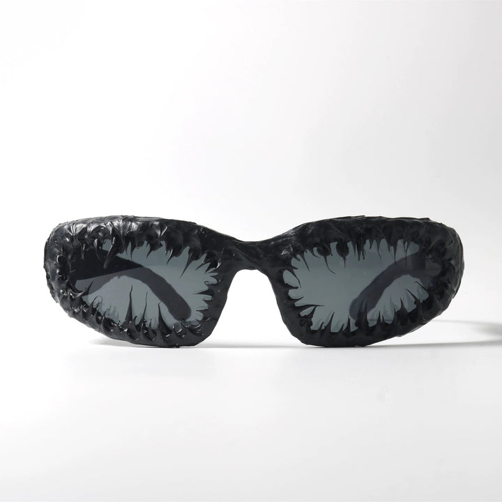 Women's creative design sunglasses with unique structured frame Bowlift