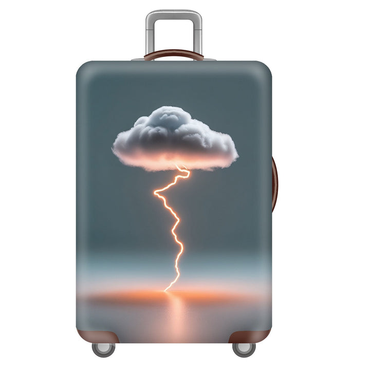 Unisex Hard Shell Suitcase with Inspiring Cityscape Bowlift