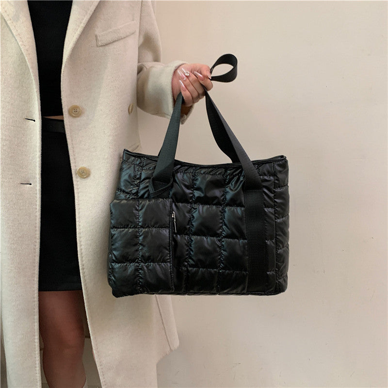 Versatile Quilted Tote Bag Bowlift