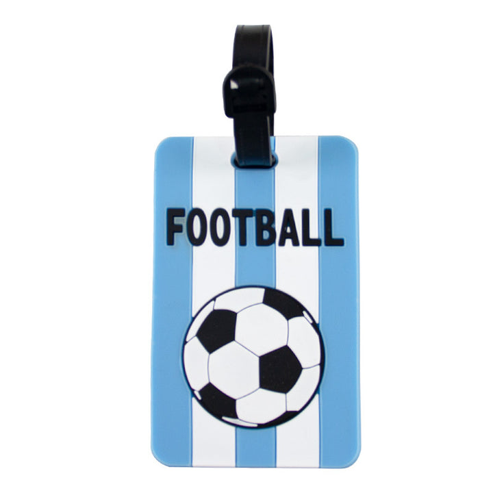 Football-Themed Luggage Tag Bowlift