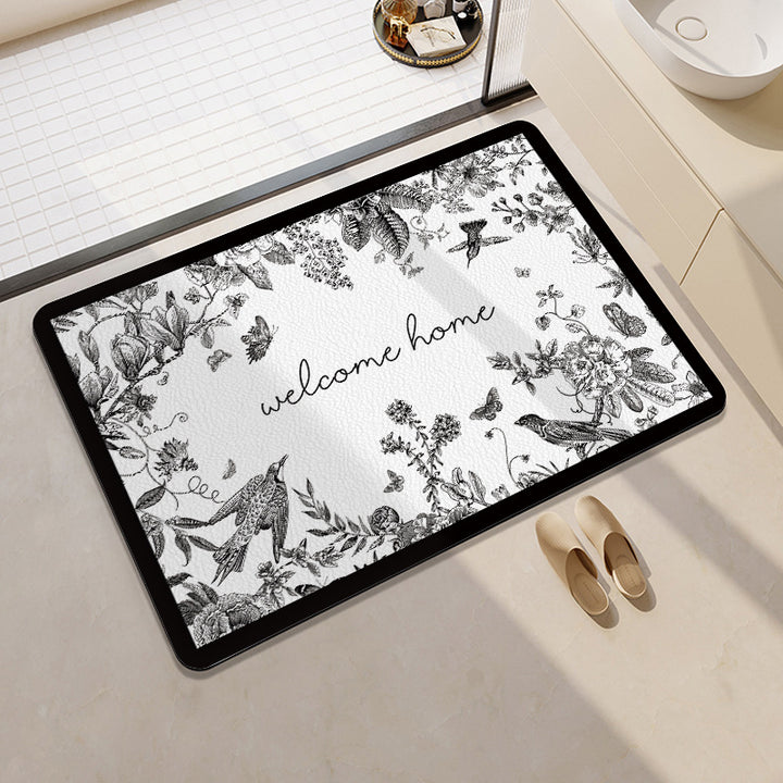 Playful Citrus-Themed Bathroom Mat Bowlift
