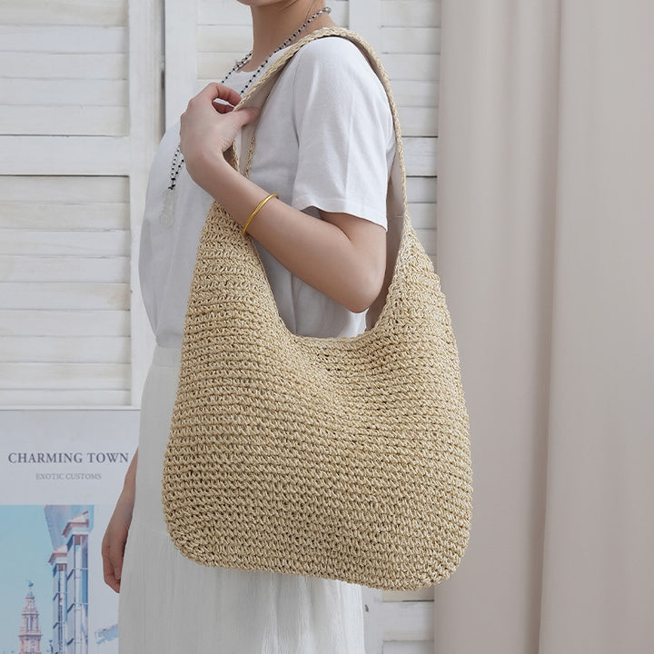 Handmade straw bag Bowlift