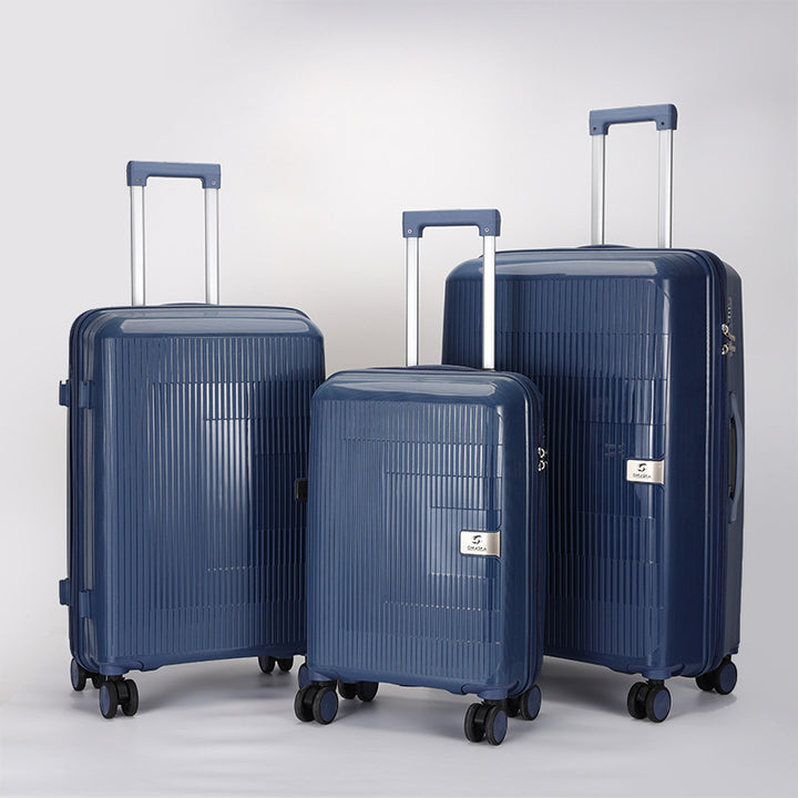 multi-size hardshell spinner luggage set with telescopic handles and double-spinner wheels Bowlift