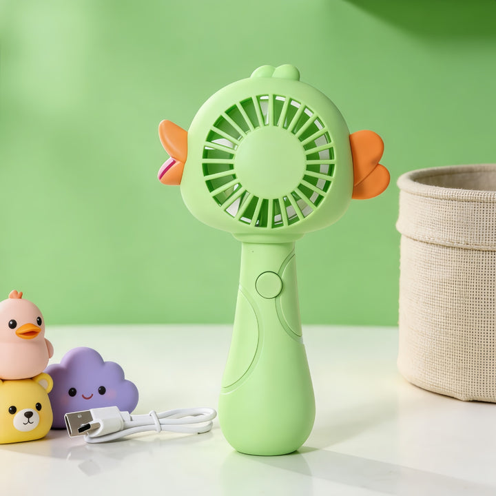 Ladies Hand Fan in Original Animal Design Bowlift
