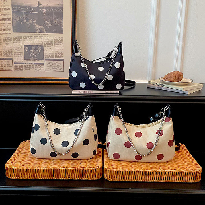 WoPolka Dot Patterned Crossbody Handbag Bowlift