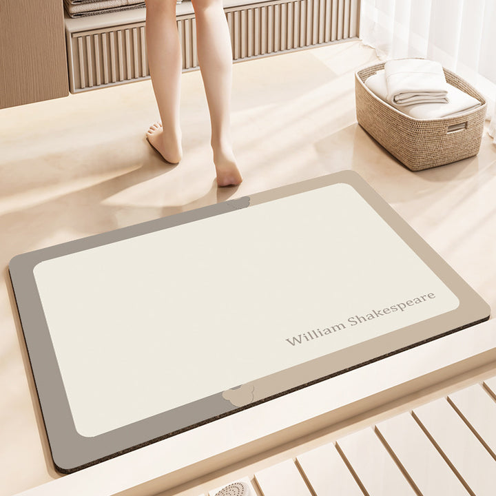Luxurious Textured Bath Mat Bowlift