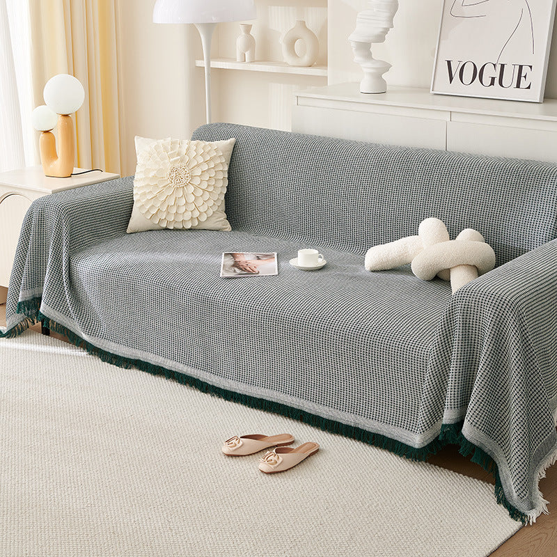 Textured Woven Throw Blanket