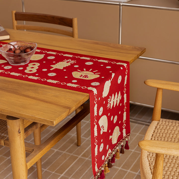 Decorative Holiday Themed Table Runner