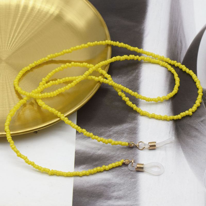 Beaded Eyewear Retainer Chain Bowlift