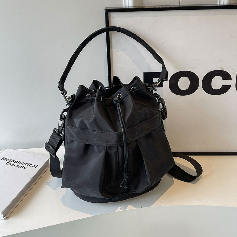 Casual Drawstring Bucket Bag Bowlift