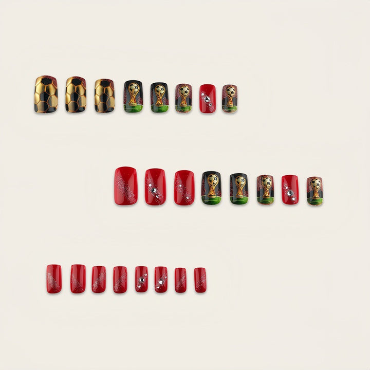 Creative Football Nail Art Bowlift