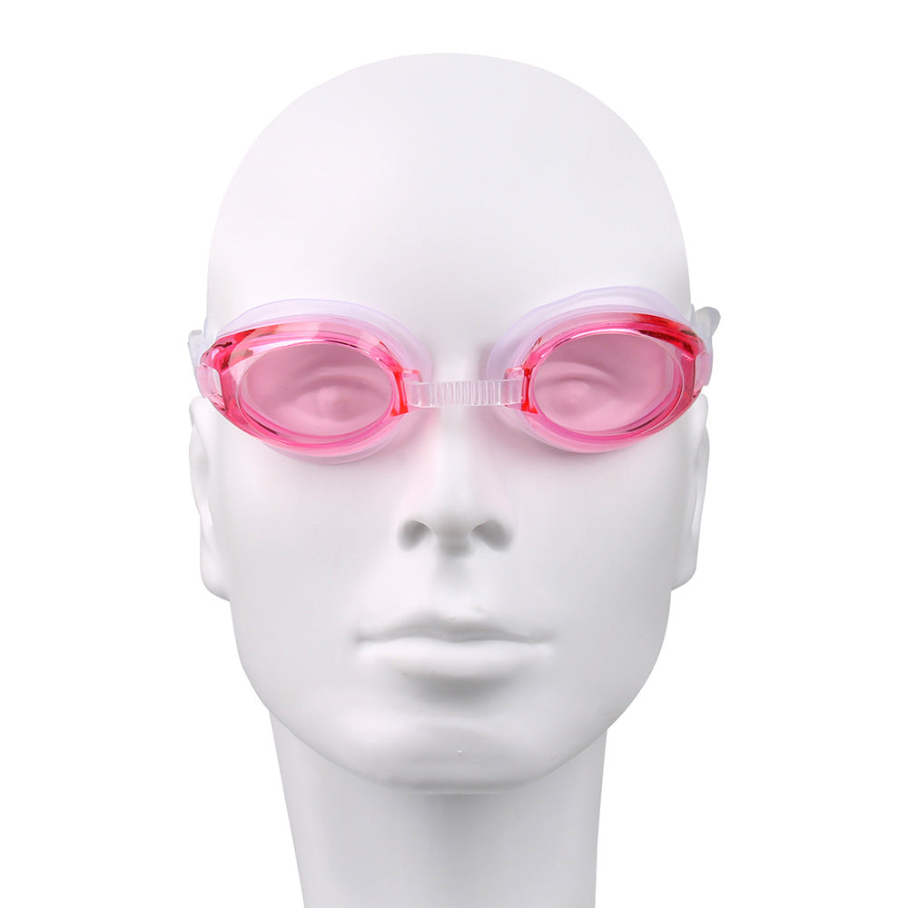 Swim goggles with scratch-resistant lenses and adjustable headstrap Bowlift