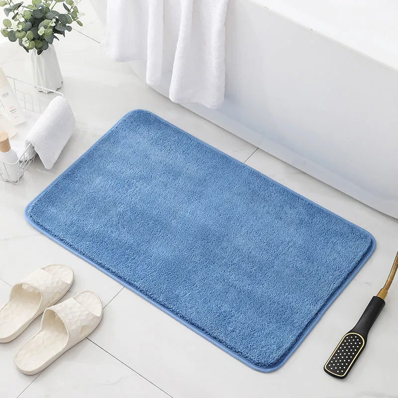 Plush Microfiber Bath Mat Bowlift