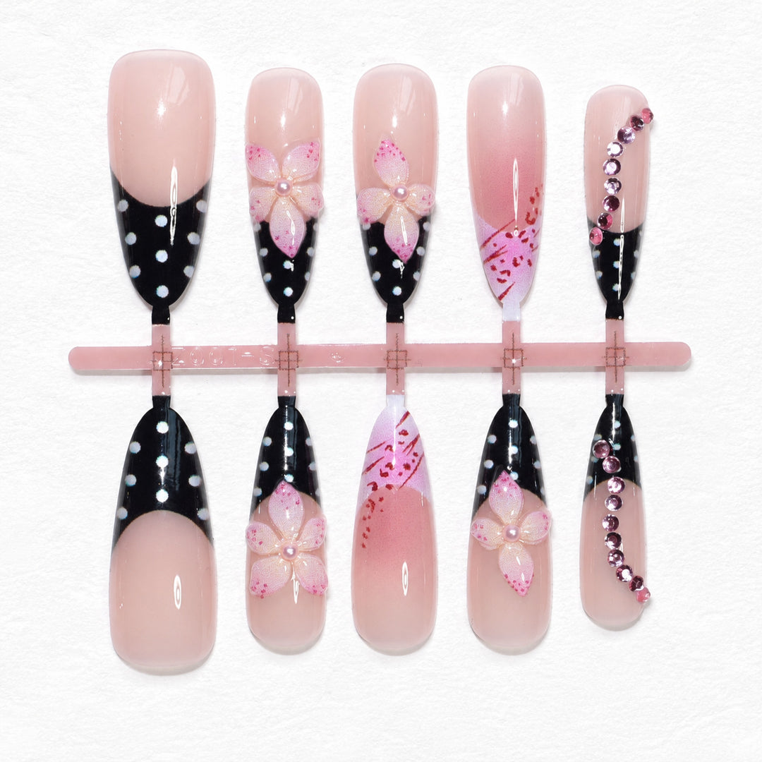 Premium Nail Stickers with Floral Patterns Bowlift