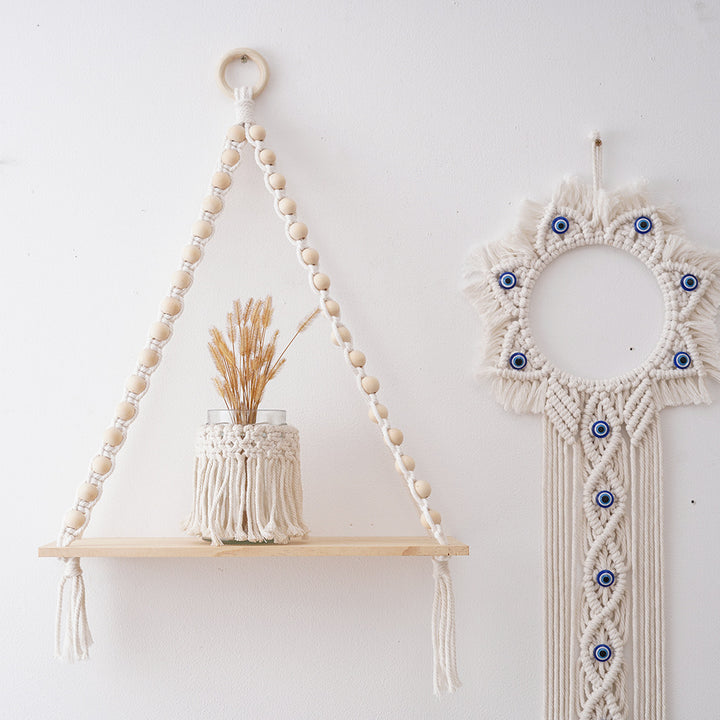 Macramé Wooden Shelf Bowlift