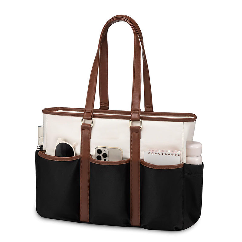 Spacious everyday tote bag with practical outer pockets Bowlift