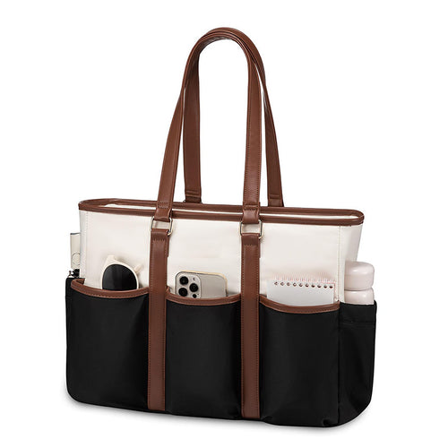 Spacious everyday tote bag with practical outer pockets Bowlift