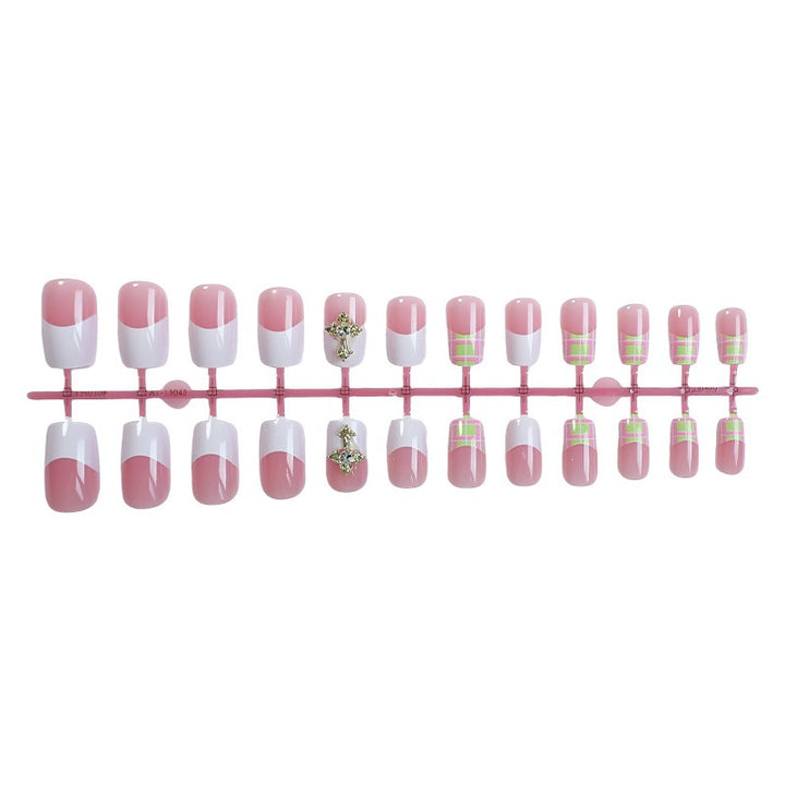 Artificial nails with elegant decorations Bowlift