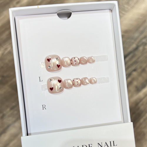 Decorative Heart Nail Art Set Bowlift