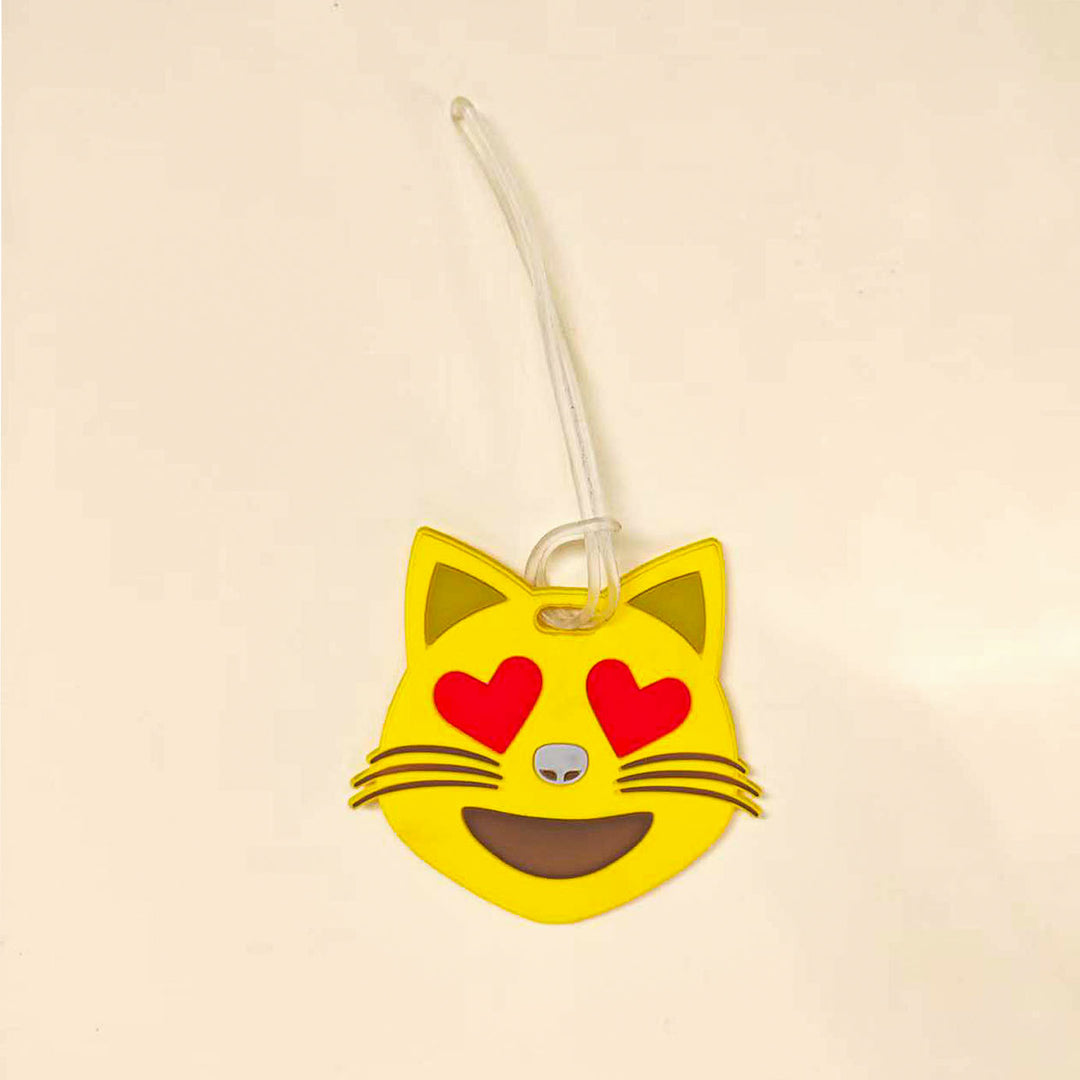 Unisex Luggage Tag in Emoji Design Bowlift