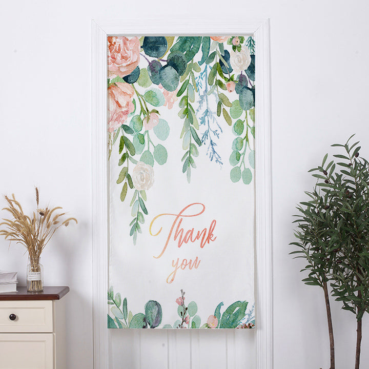 Decorative Watercolor Plant Wall Tapestry