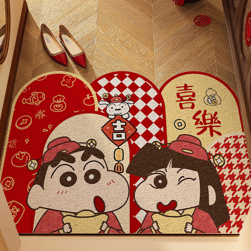 Children's Playful Character Welcome Mat